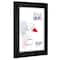 Frame USA Simply Poly Black Single Image Picture Frame